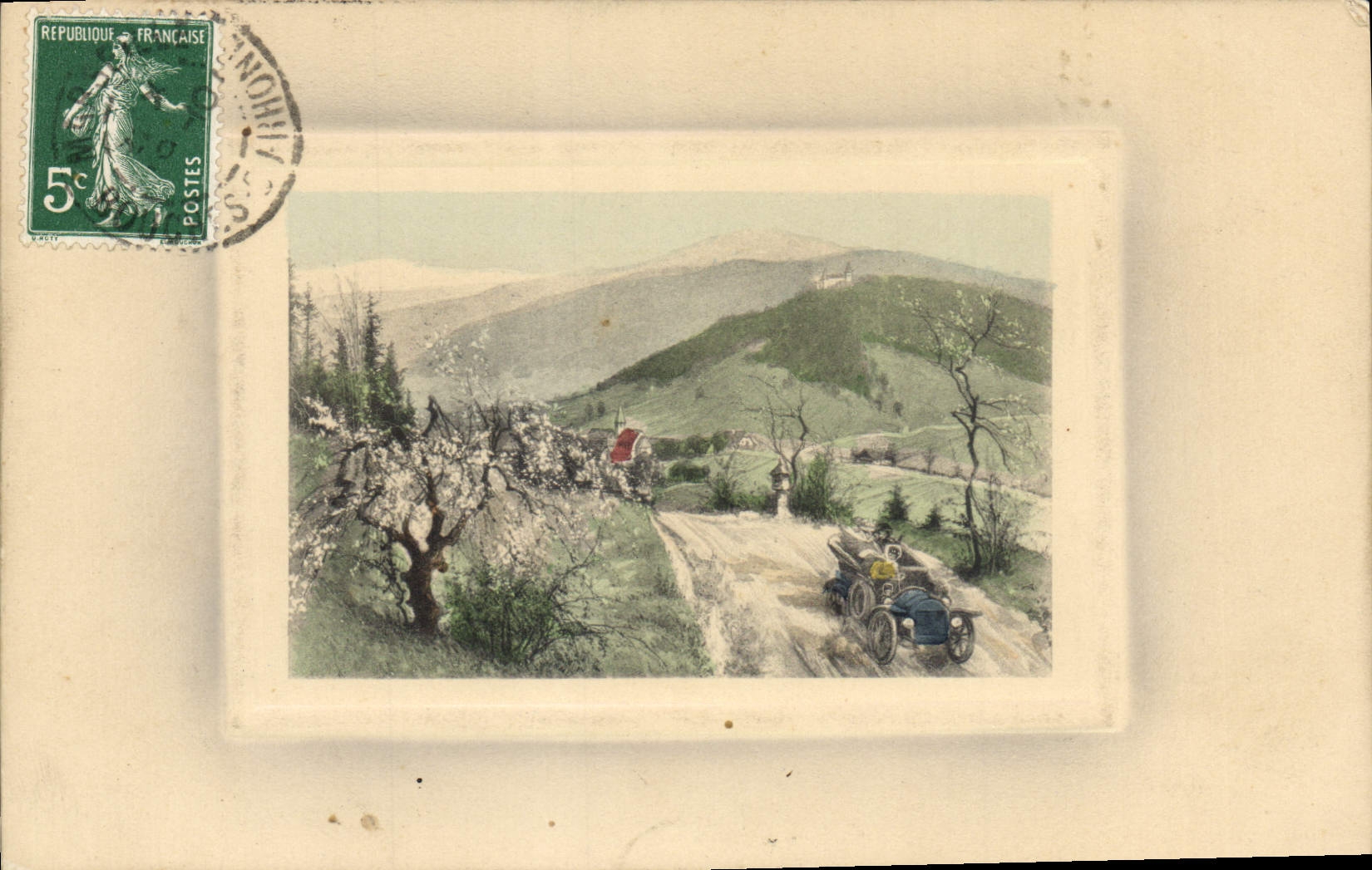 CPA Fantaisie Automobile 