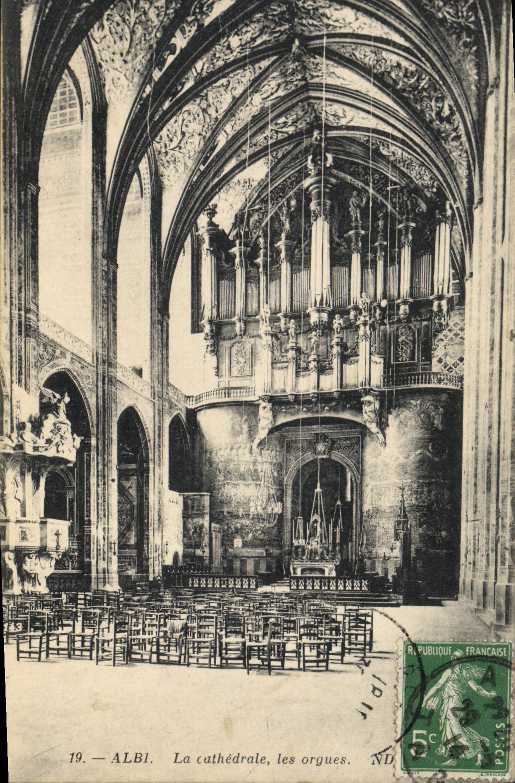 CPA Orgue Albi La cathedrale Les orgues