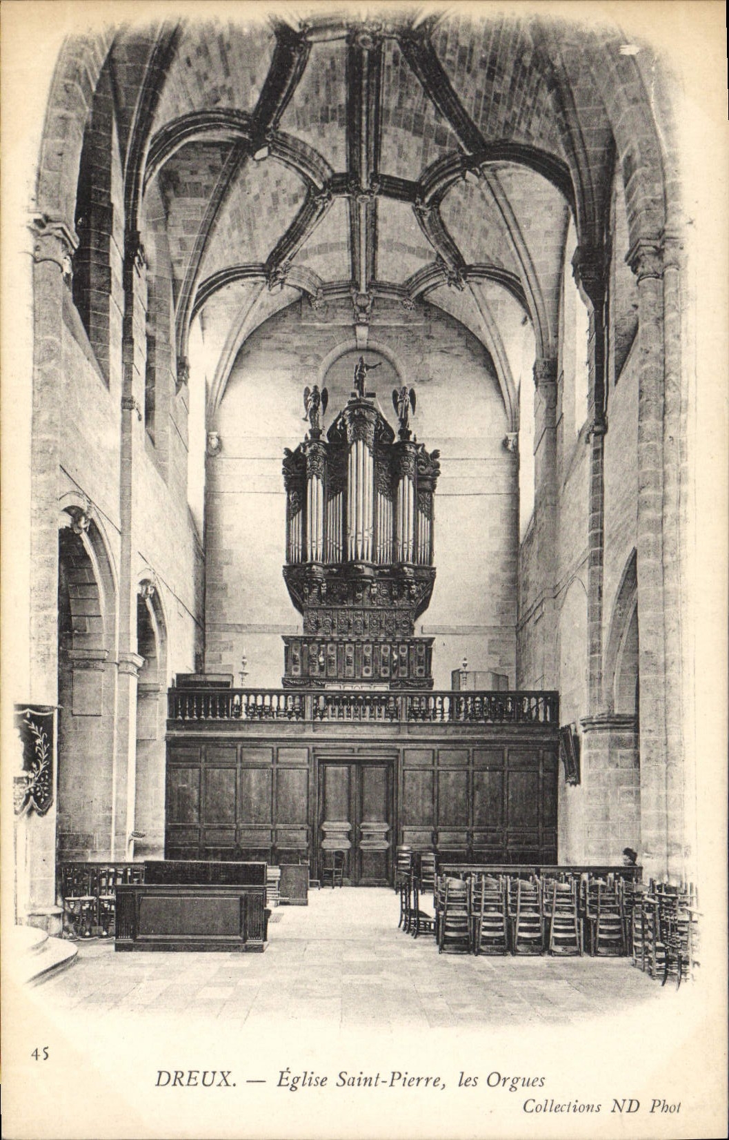 CPA Orgue Dreux Eglise Saint Pierre Les orgues