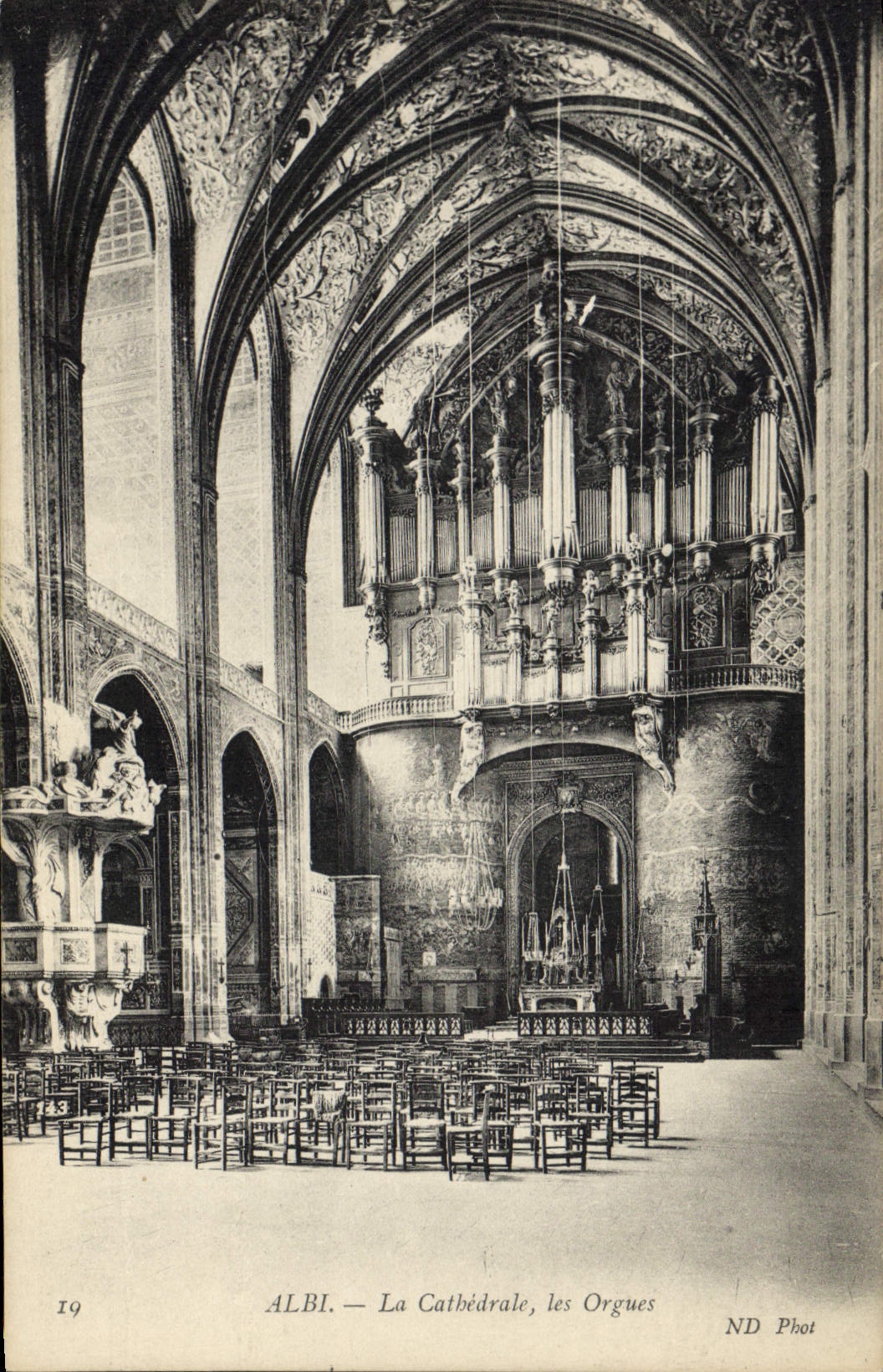 CPA Orgue Albi La cathedrale Les orgues