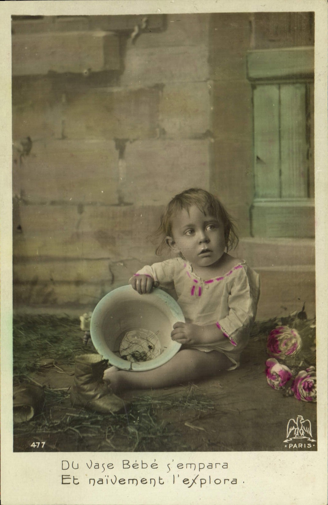 CPA Fantaisie Enfants Enfant Bebe 