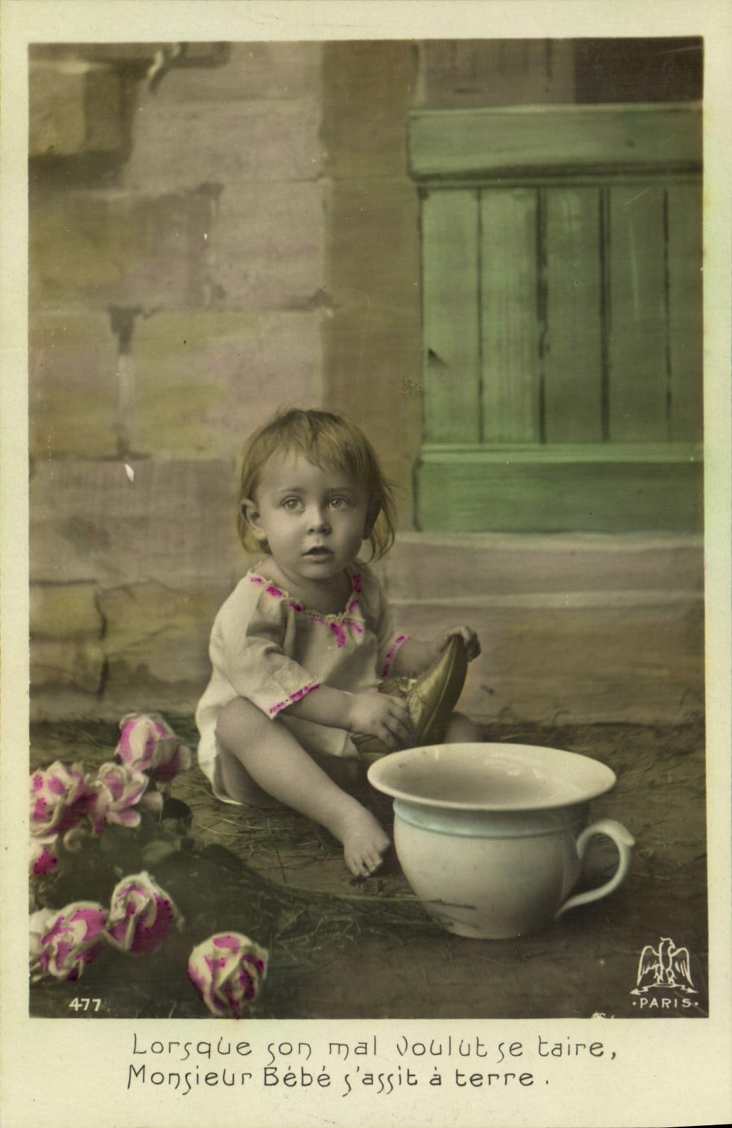 CPA Fantaisie Enfants Enfant Bebe 