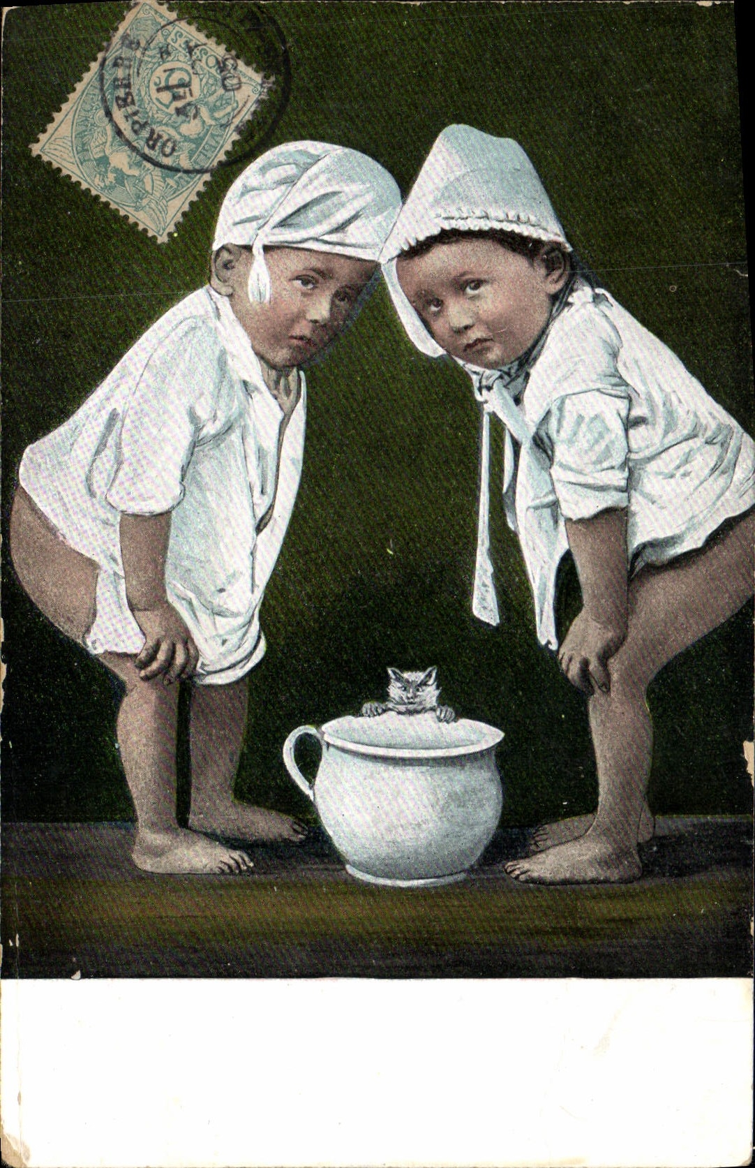 CPA Fantaisie Enfants Enfant Bebe 