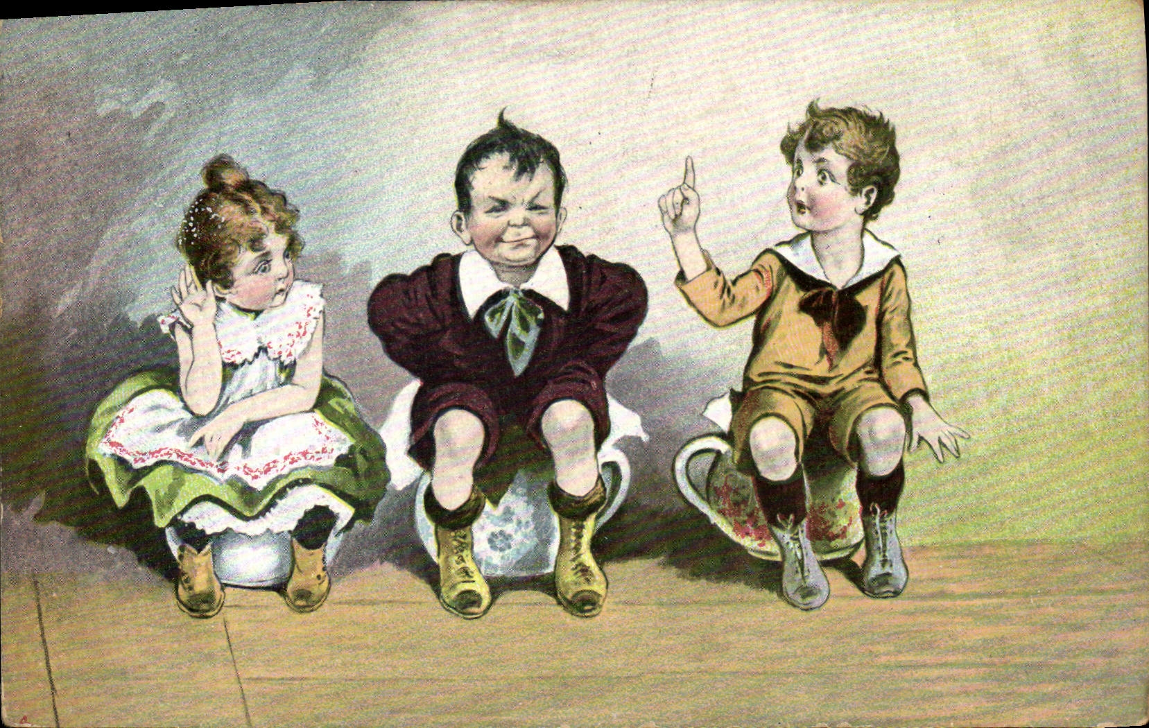 CPA Fantaisie Enfants Enfant Bebe 