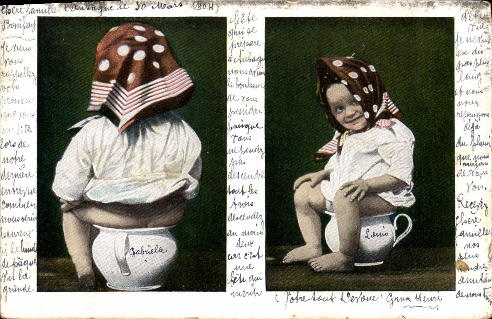 CPA Fantaisie Enfants Enfant Bebe 