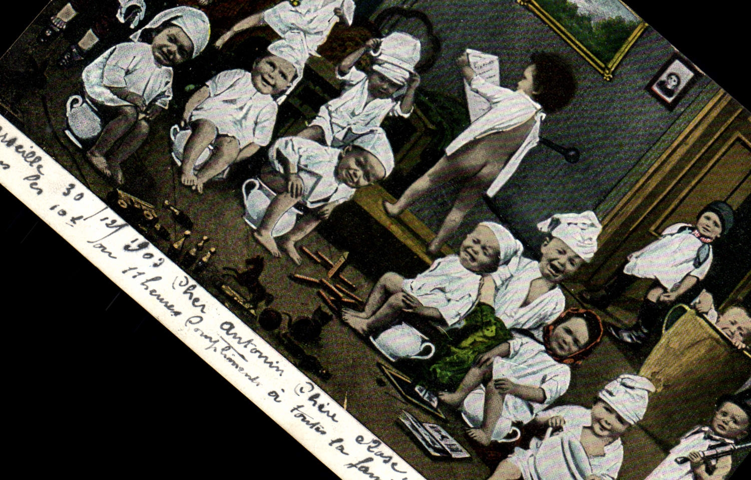 CPA Fantaisie Enfants Enfant Bebe