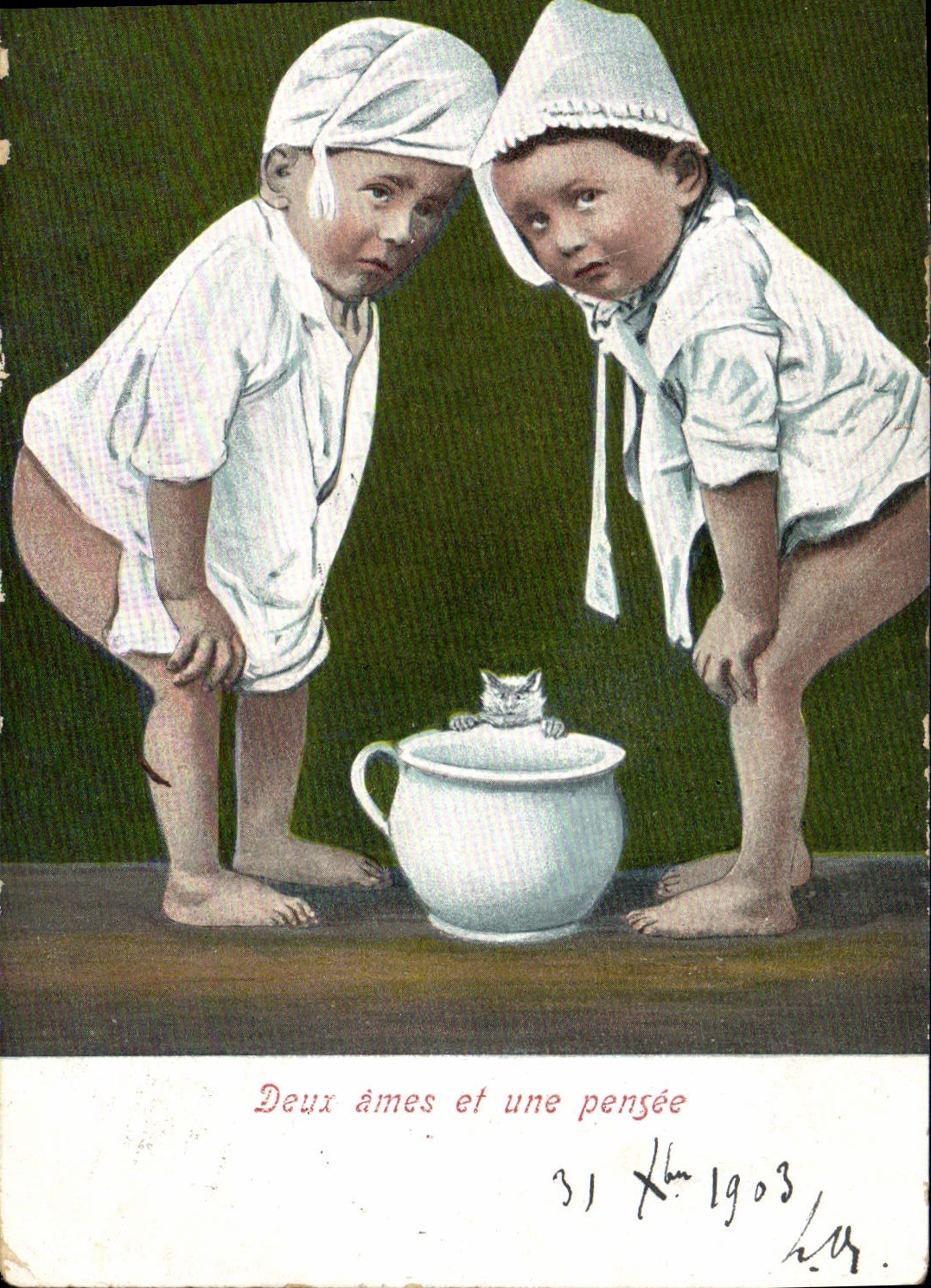 CPA Fantaisie Enfants Enfant Bebe