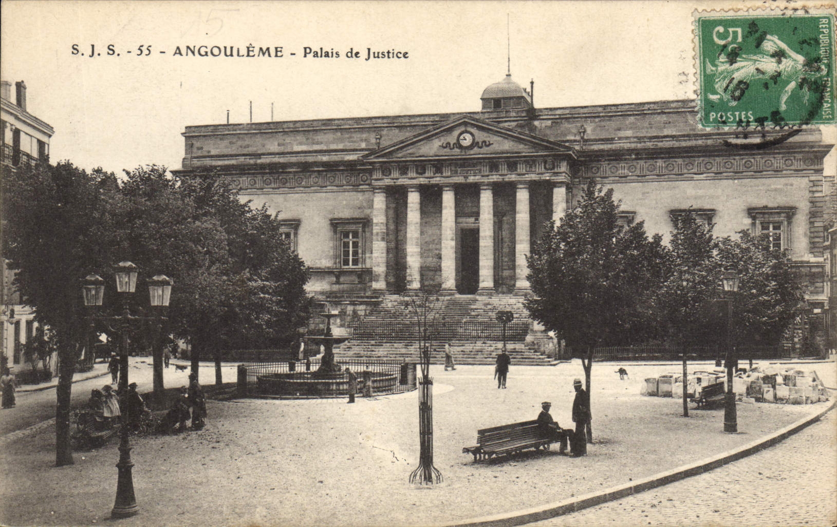 CPA Palais de justice Angouleme 