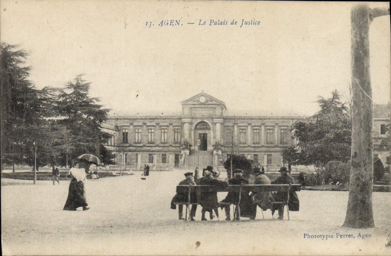 CPA Palais de justice Agen 