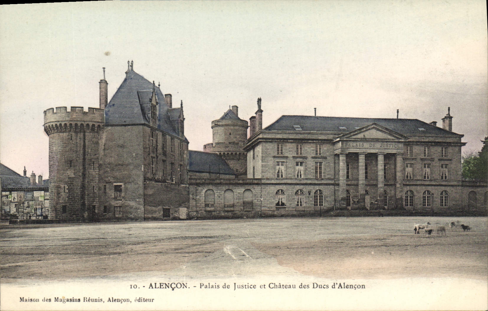 CPA Palais de justice et chateau des Ducs d'Alencon Alencon 