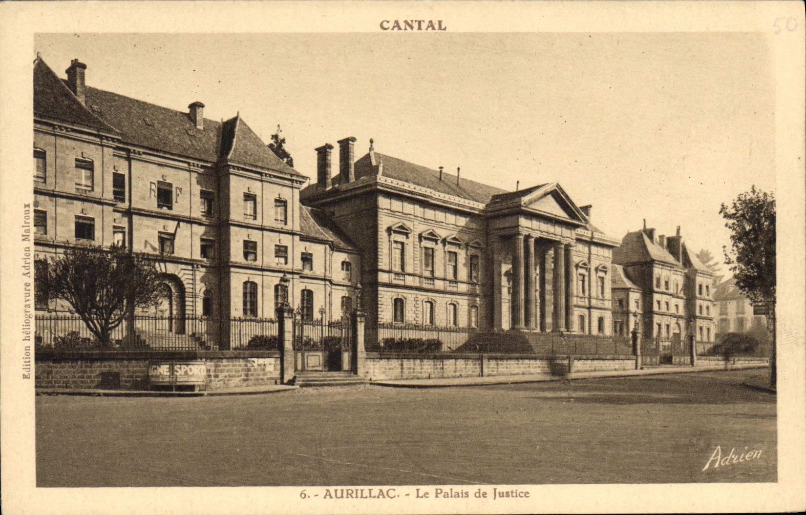 CPA Palais de justice Aurillac 