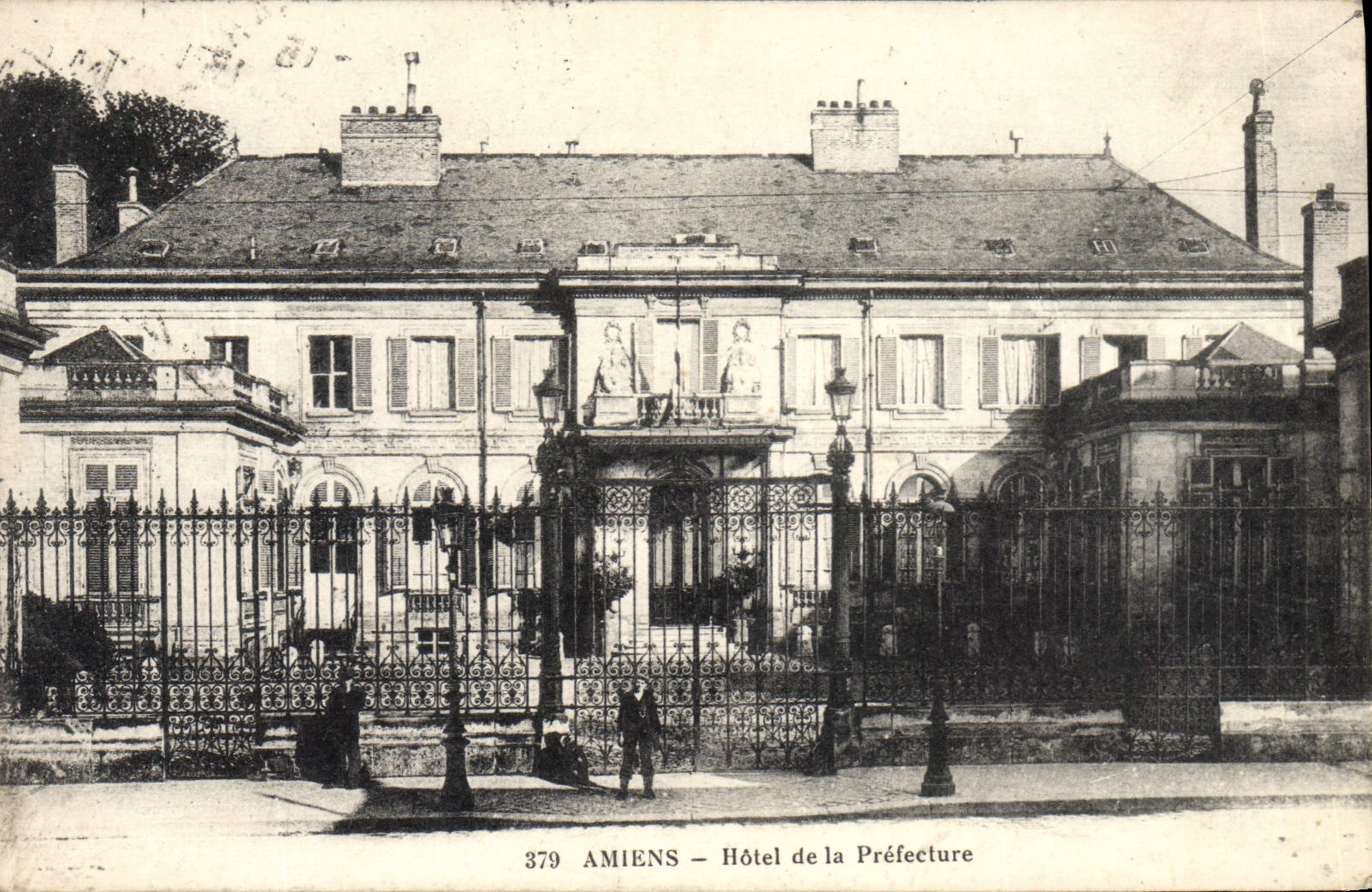 Vintage Postcard Amiens Hotel of the Prefecture