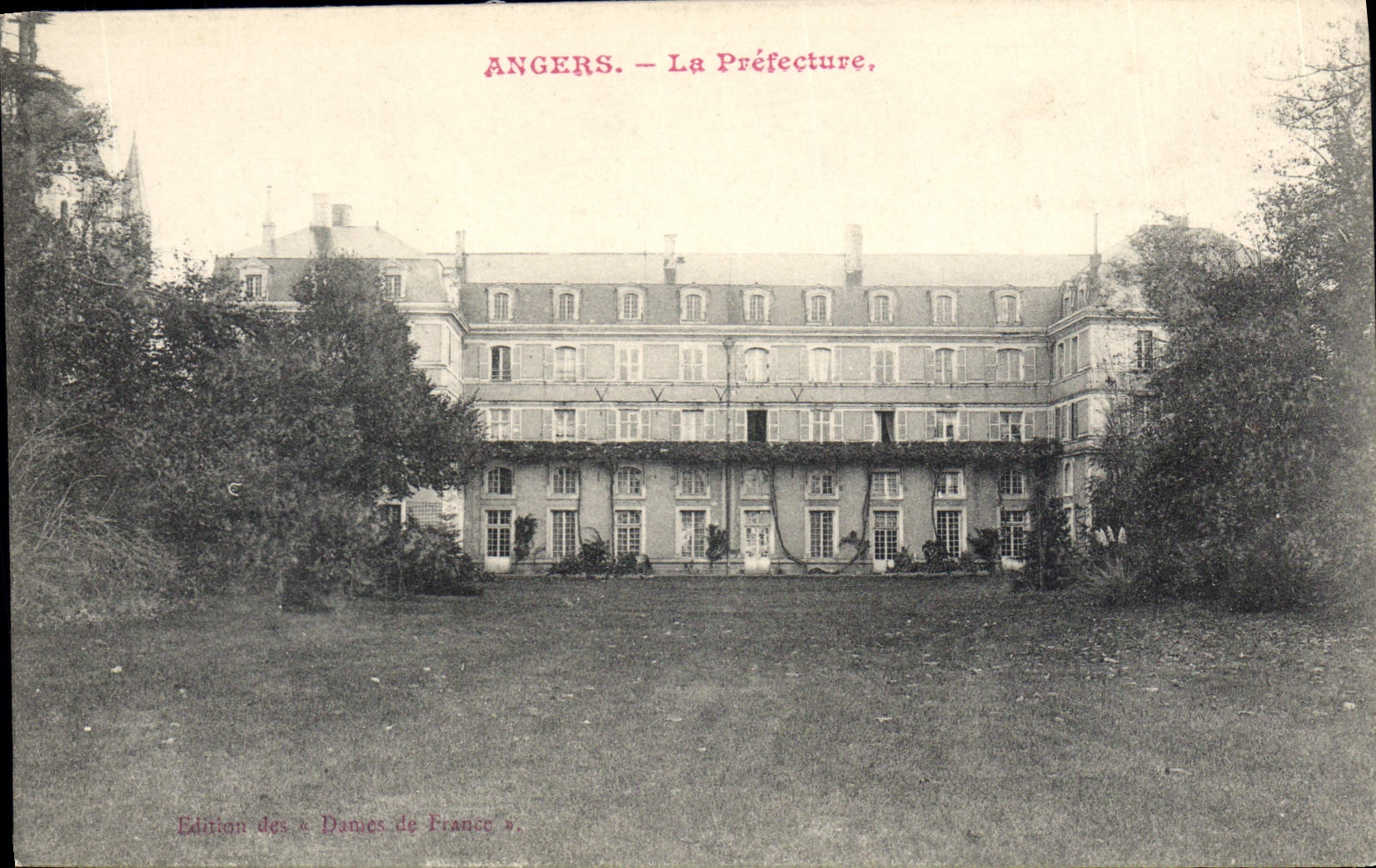 Vintage Postcard Angers Prefecture