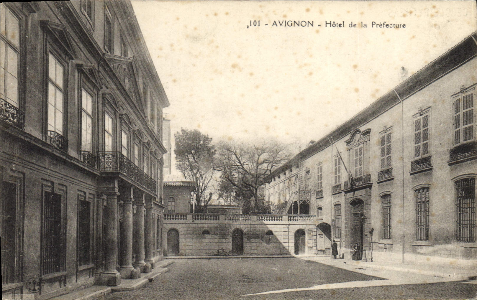 Vintage Postcard Avignon Hotel of the Prefecture