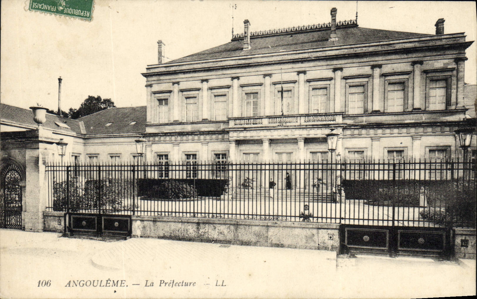 Vintage Postcard Angouleme Prefecture