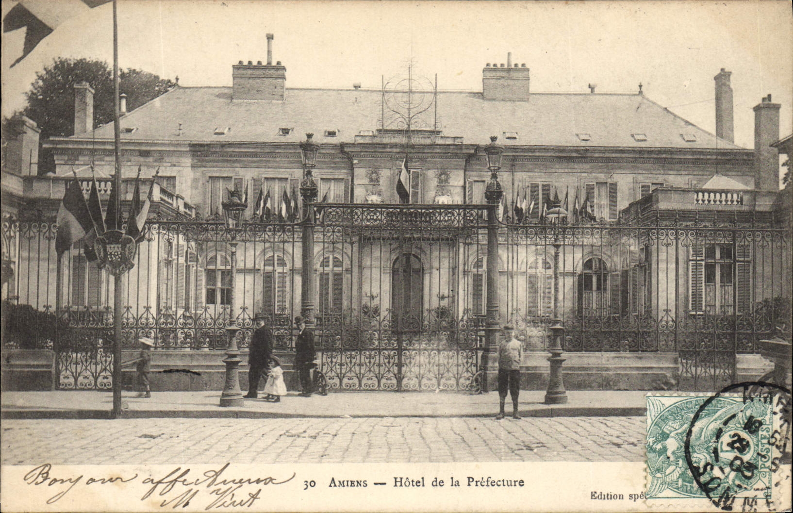 CPA Amiens Hotel de la Prefecture 