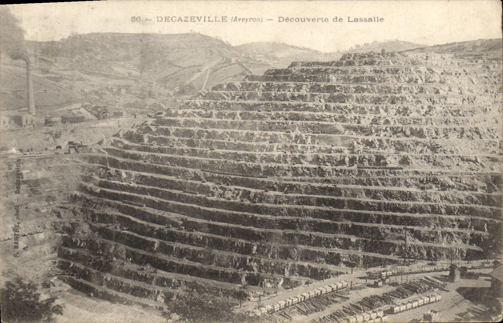 CPA Mine Mines Decazeville Decouverte de Lassalle