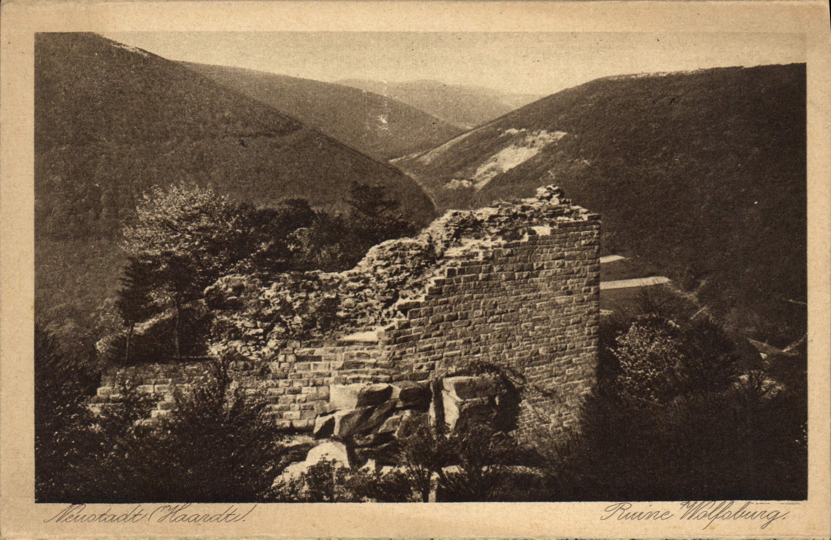 CPA Chateau Ruine Wolfsburg