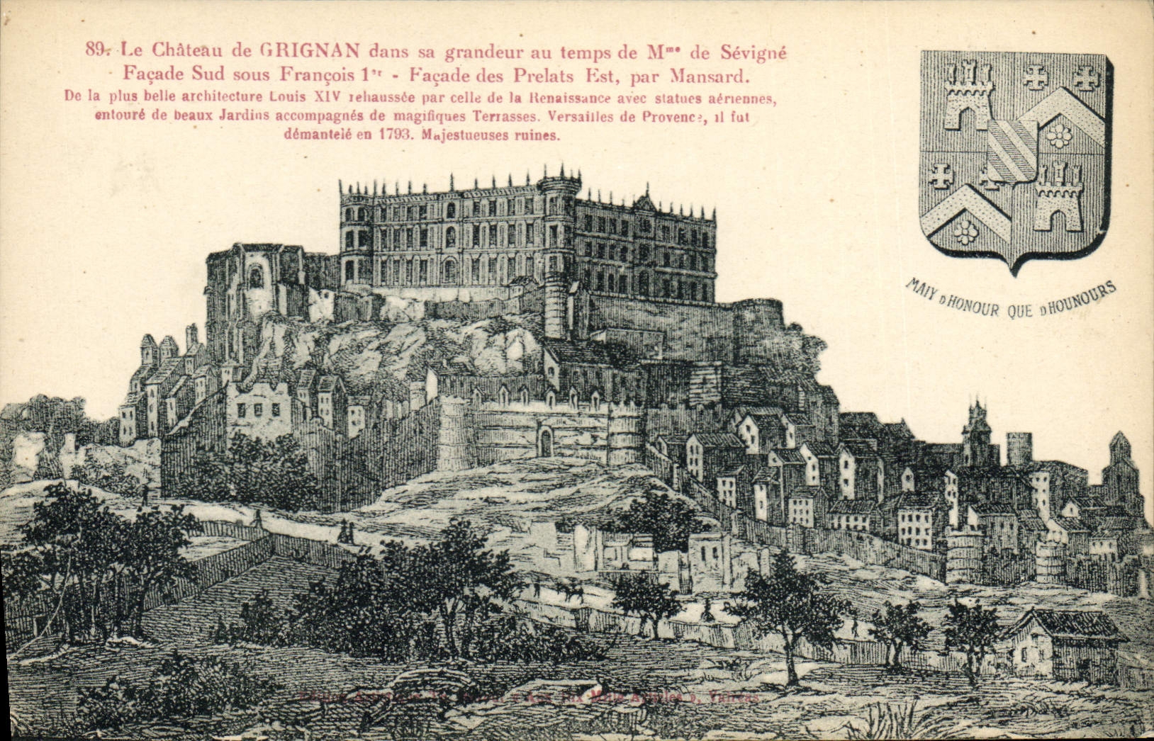 CPA Chateau de Grignan 