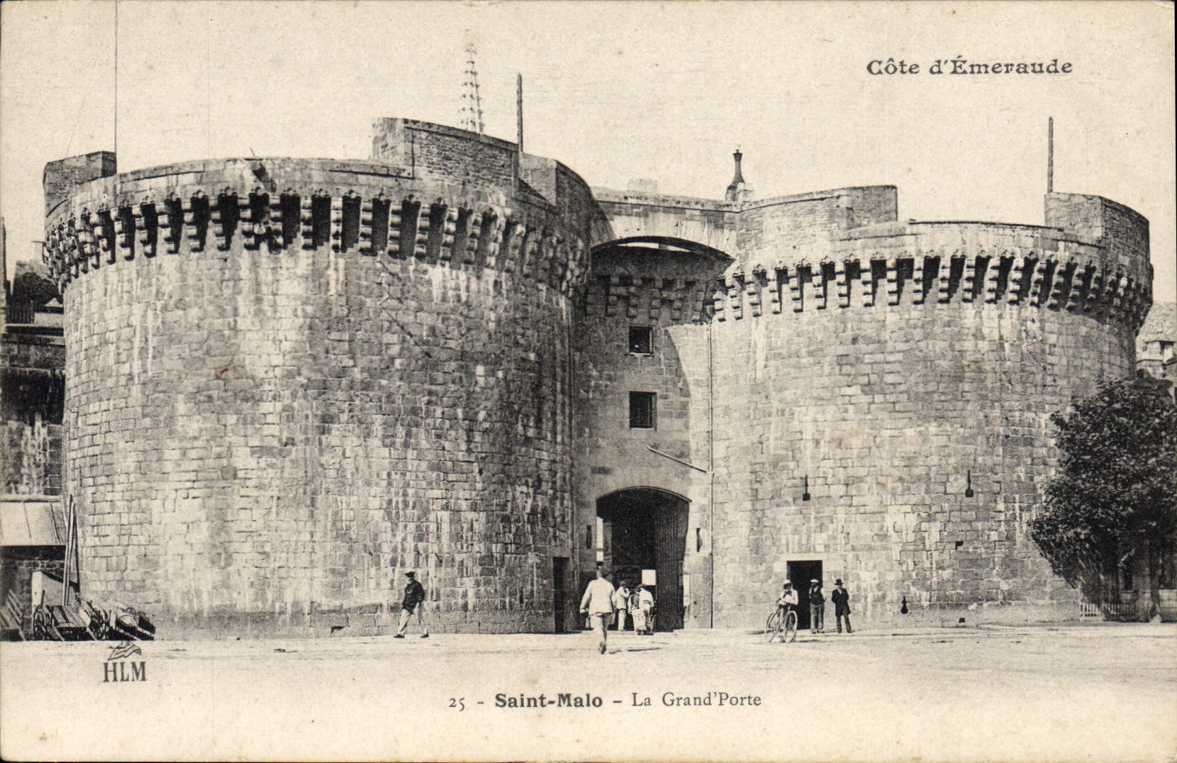 Vintage Postcard Holy Chateau Malo the large one carries