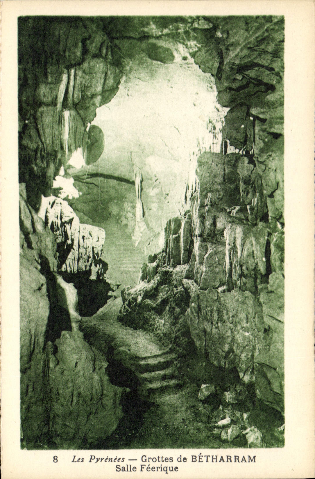 CPA Grotte Grottes de Betharram Salle feerique