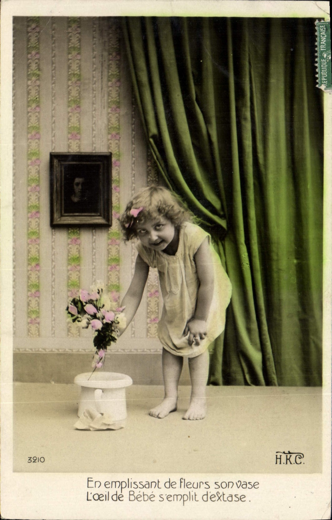 CPA Fantaisie Enfant Pot 