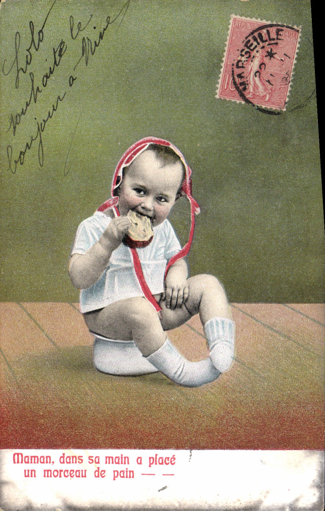 CPA Fantaisie Enfant Pot 