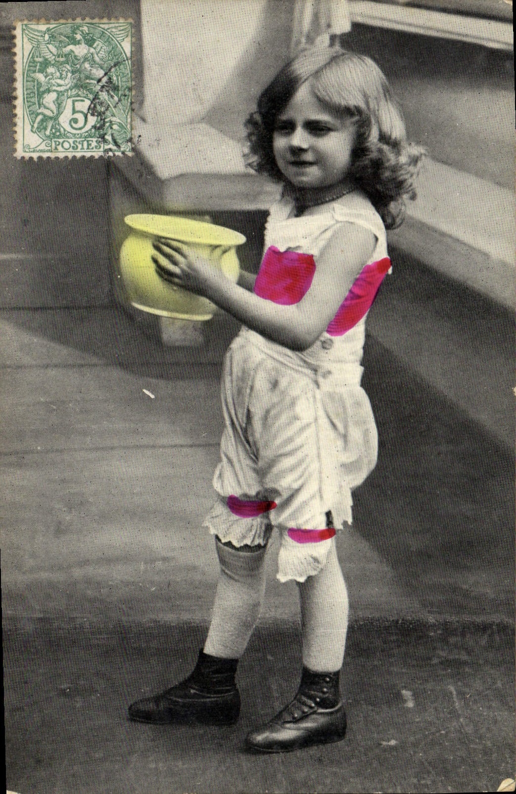 CPA Fantaisie Enfant Pot 