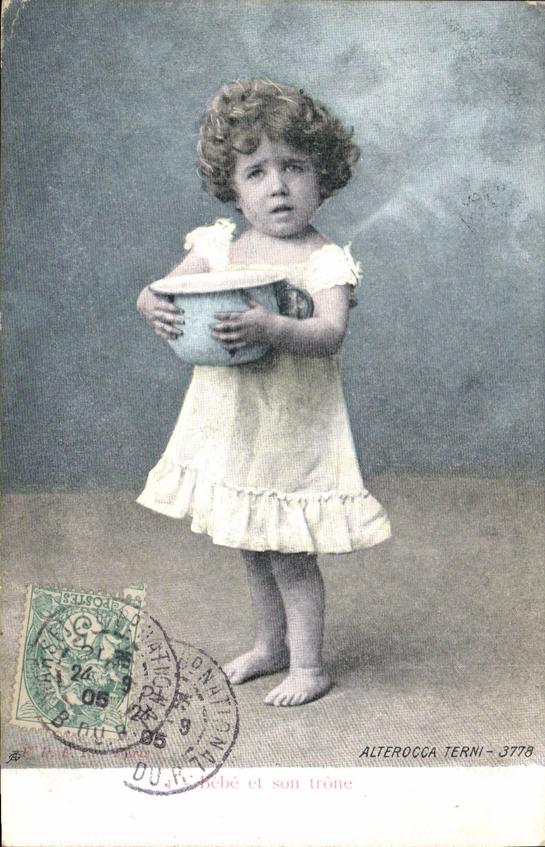 CPA Fantaisie Enfant Pot 