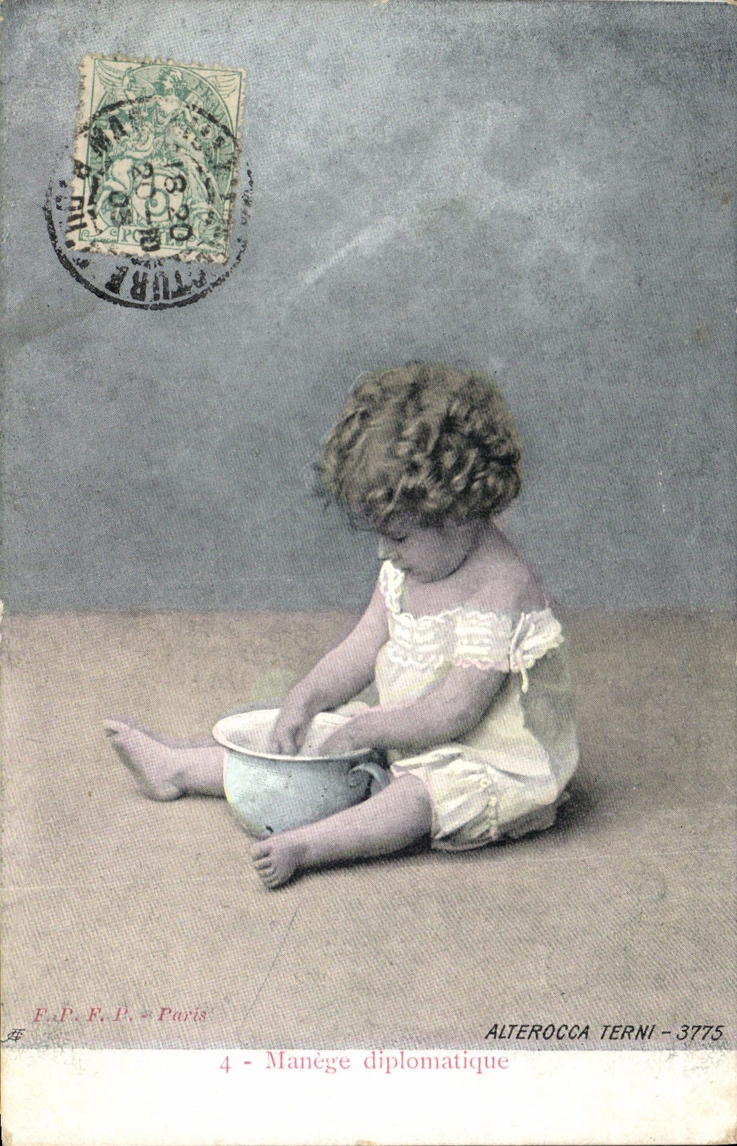 CPA Fantaisie Enfant Pot 