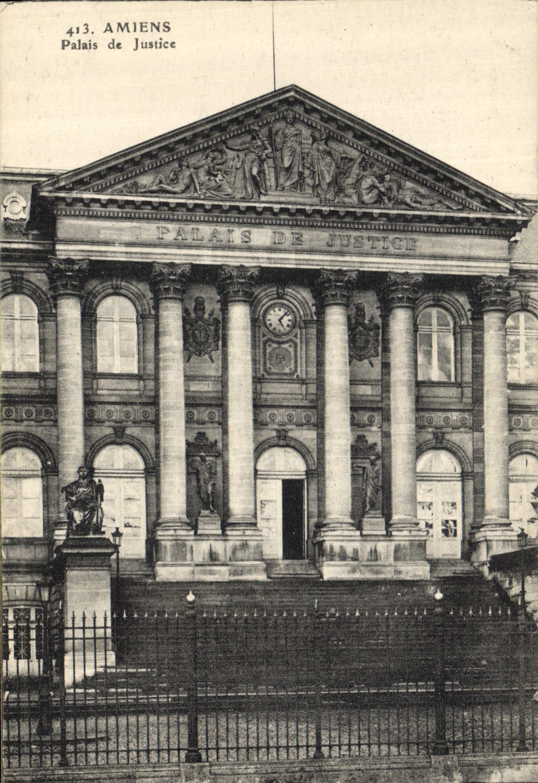CPA Palais de Justice Amiens