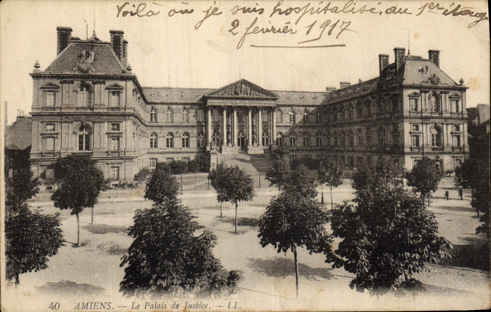 CPA Palais de Justice Amiens