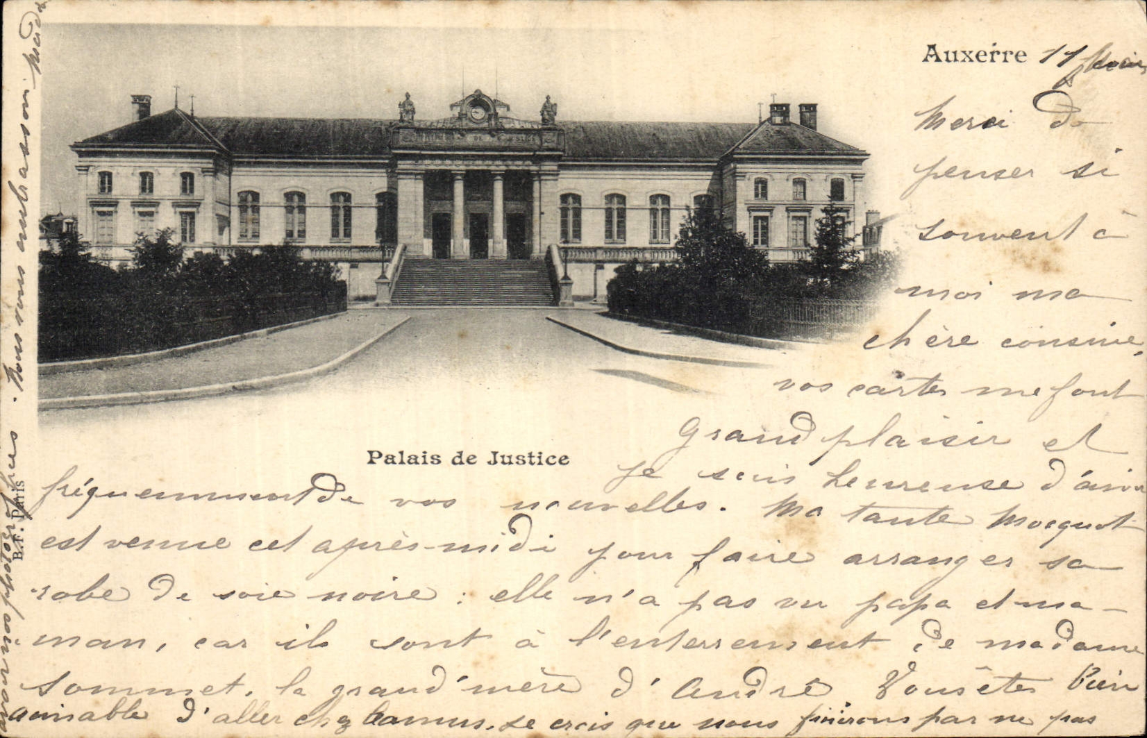 CPA Palais de Justice Auxerre