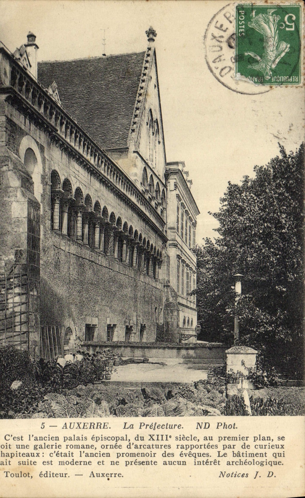 CPA Prefecture Auxerre