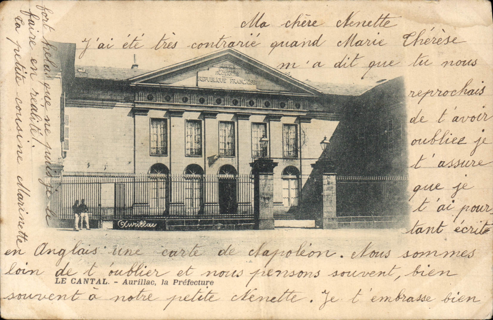 CPA Prefecture Aurillac 