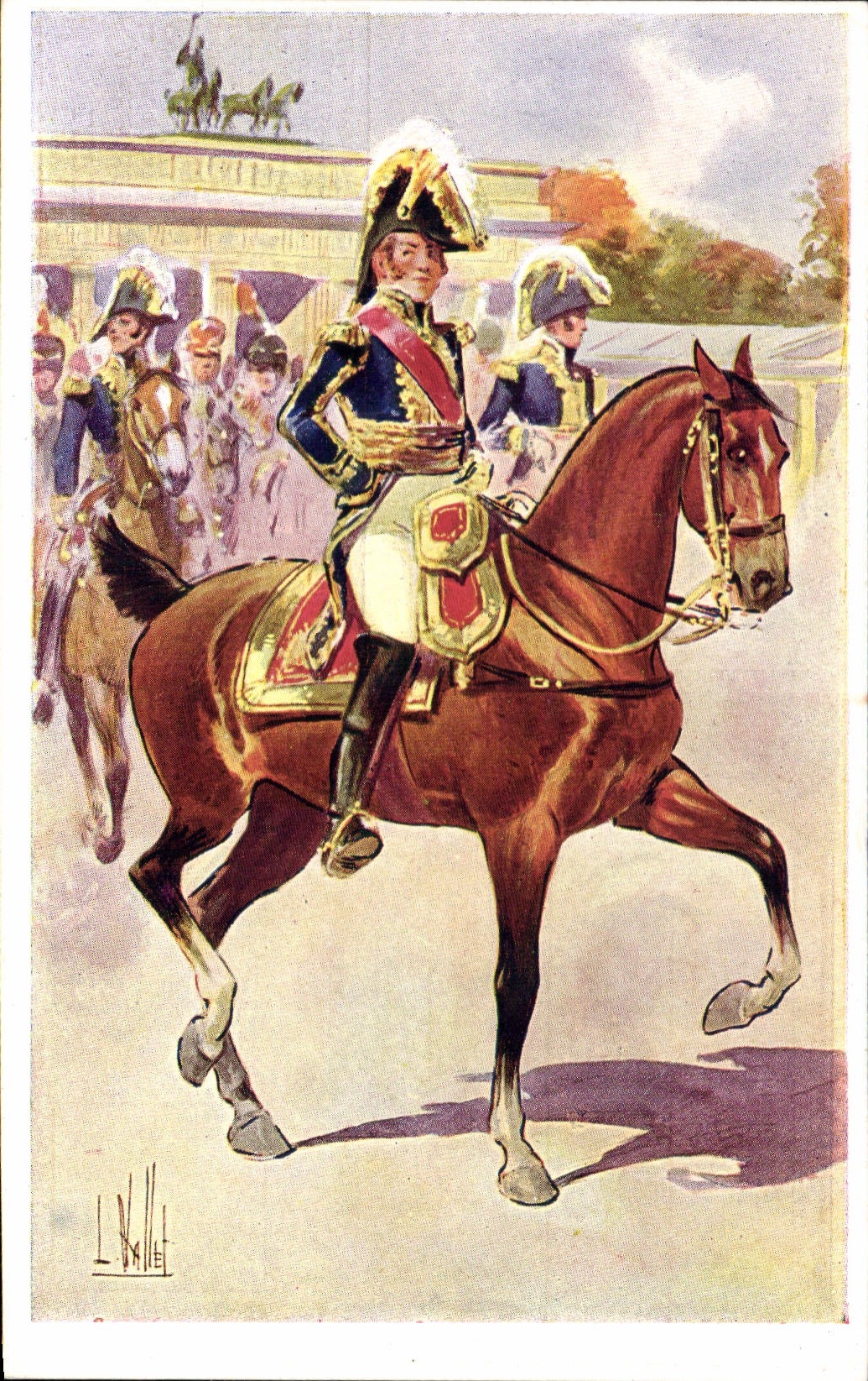 CPA Militaria Lefebvre Alsacien