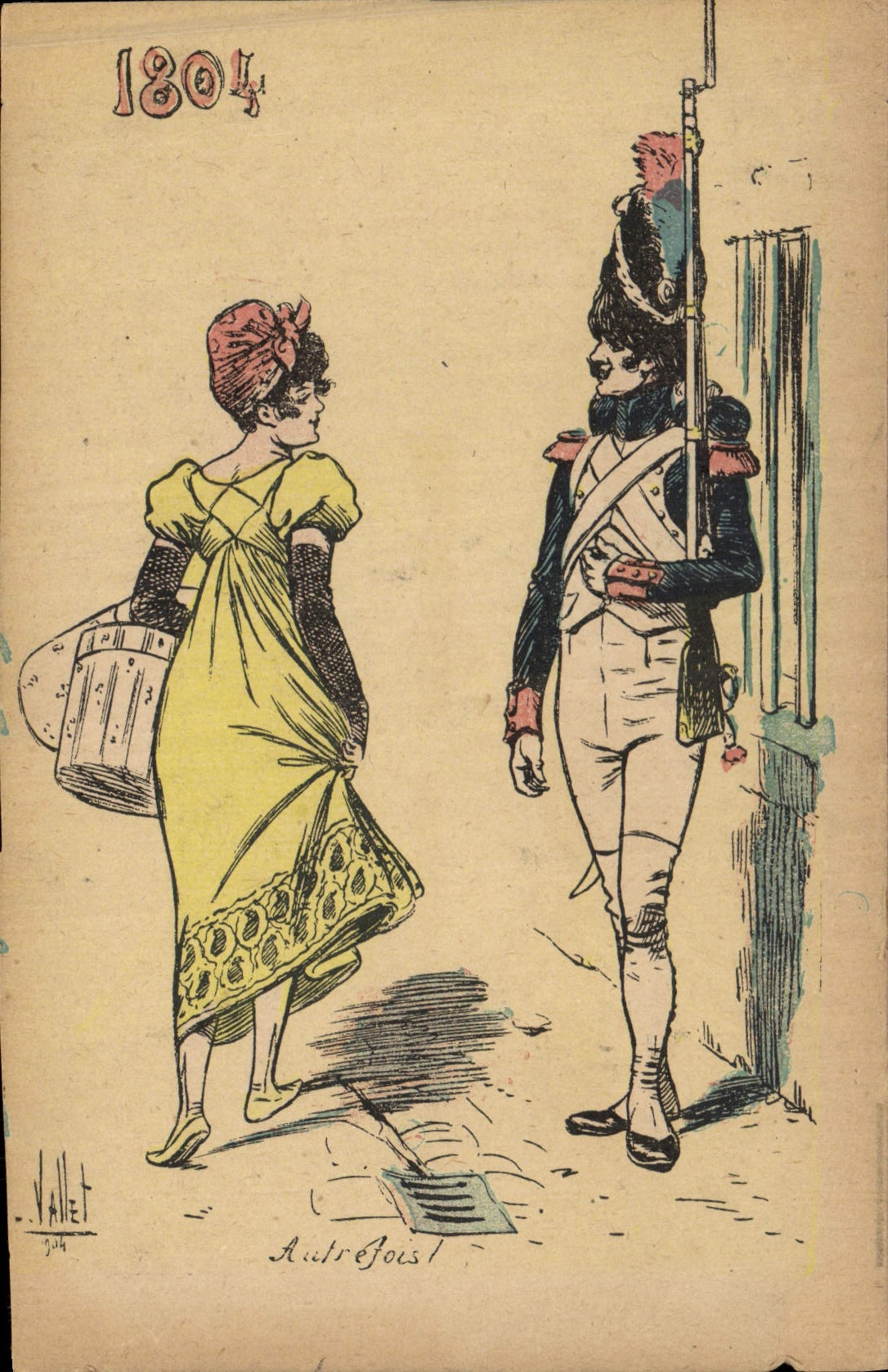 CPA Militaria 1804 Autrefois