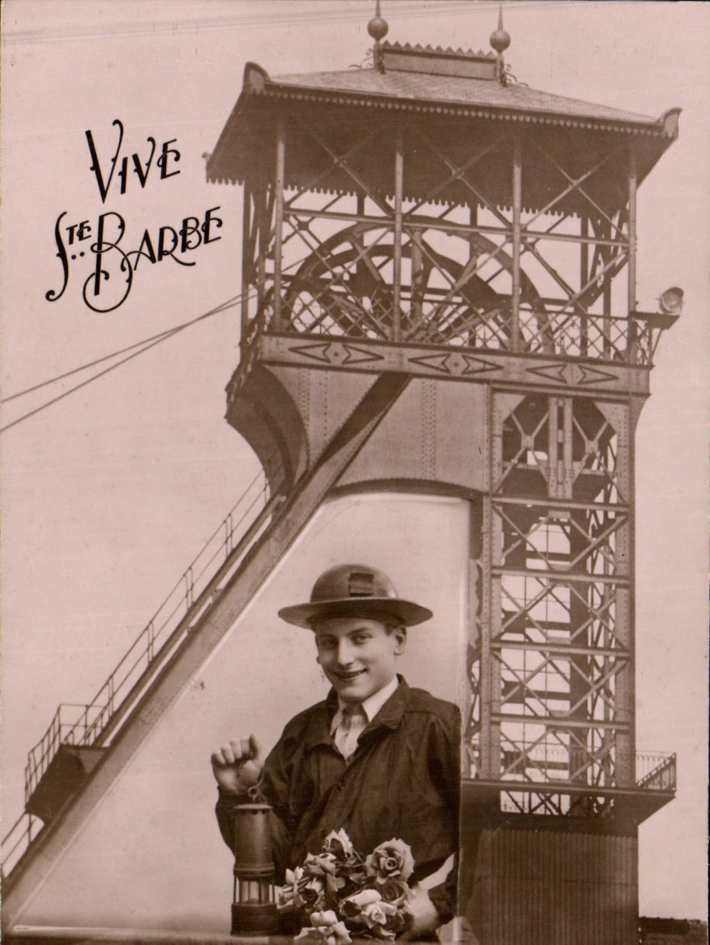 CPA Mine Mines Mineur Ste Barbe