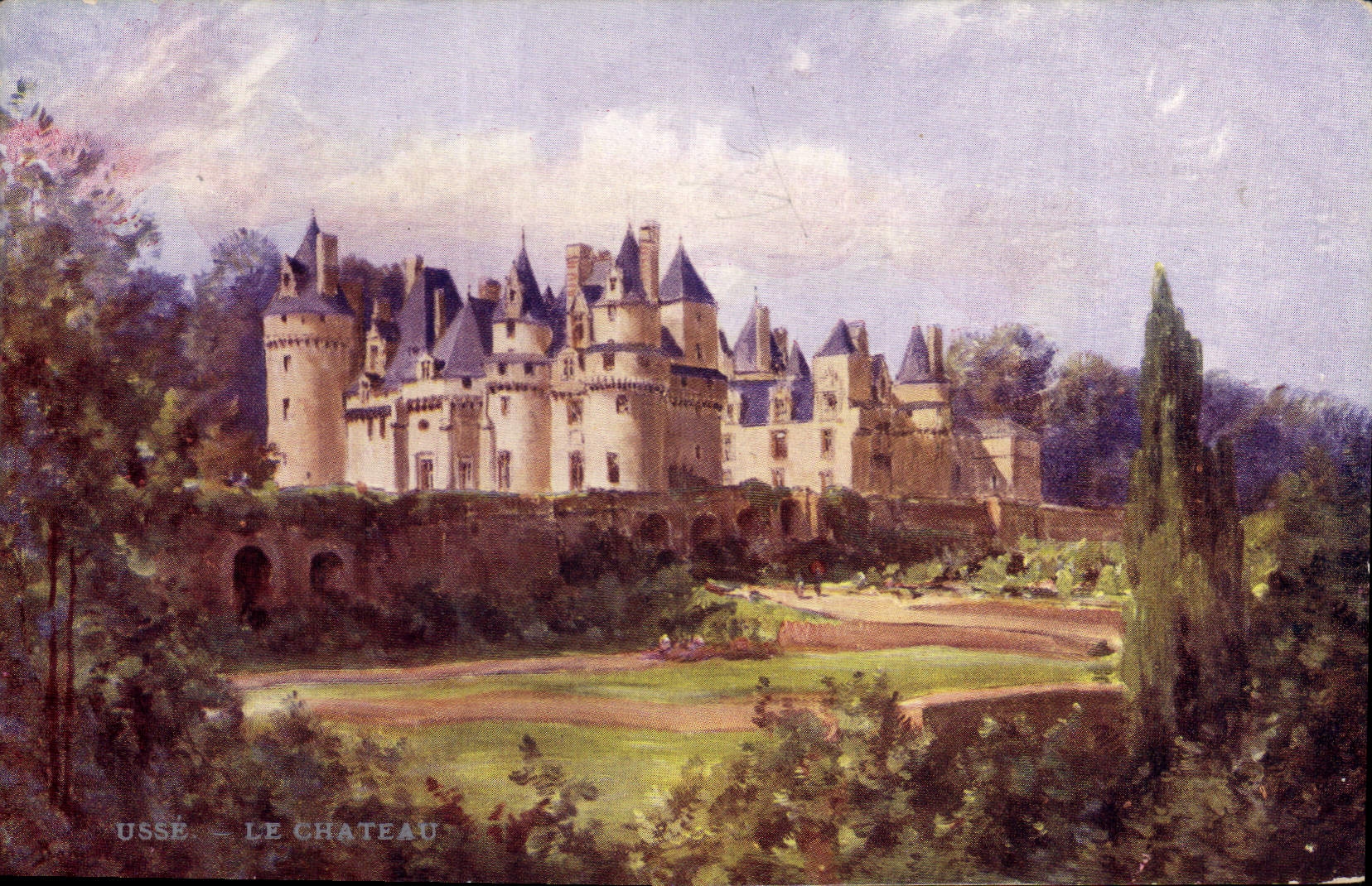 CPA Chateau Usse