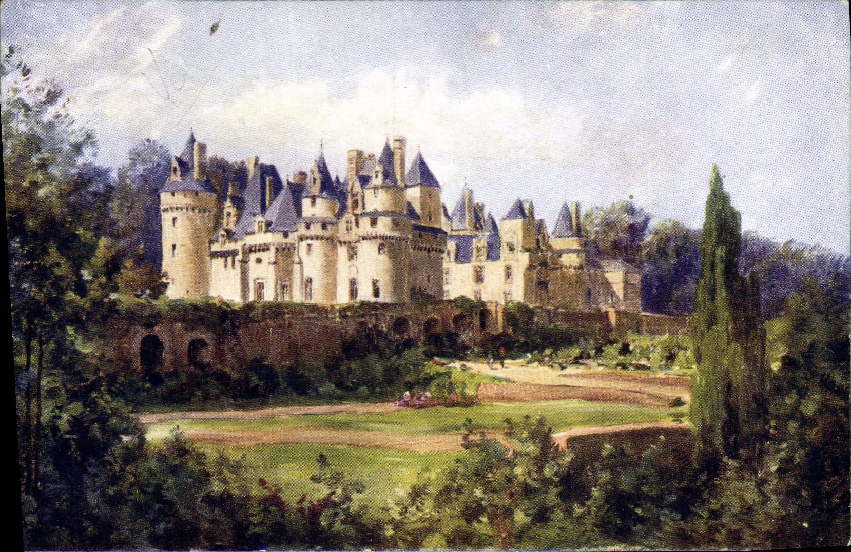 CPA Chateau Usse