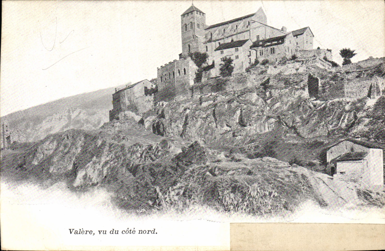 CPA Chateau Valere Vu du cote nord