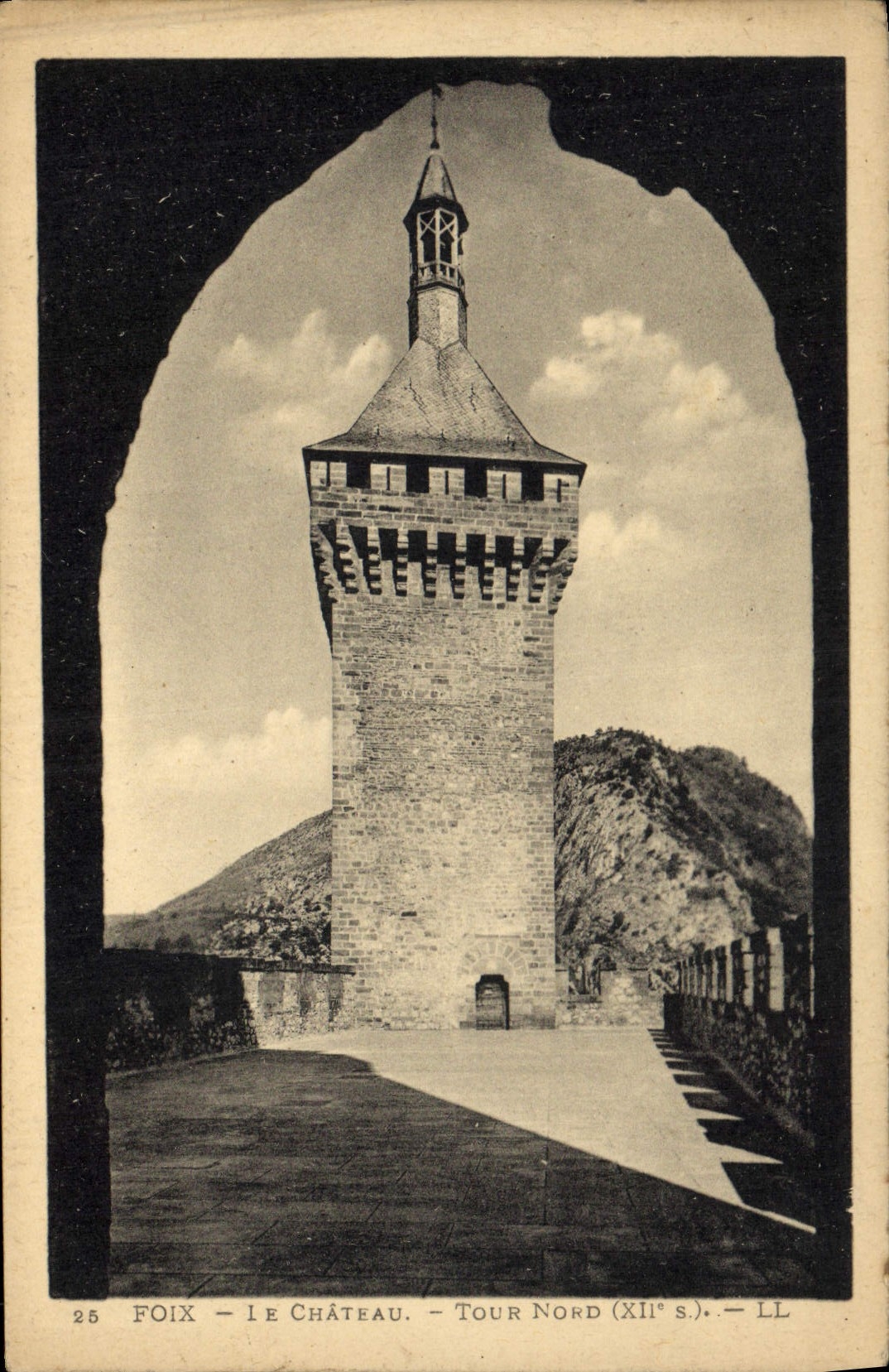 Vintage Postcard Castle Northern Foix Turn