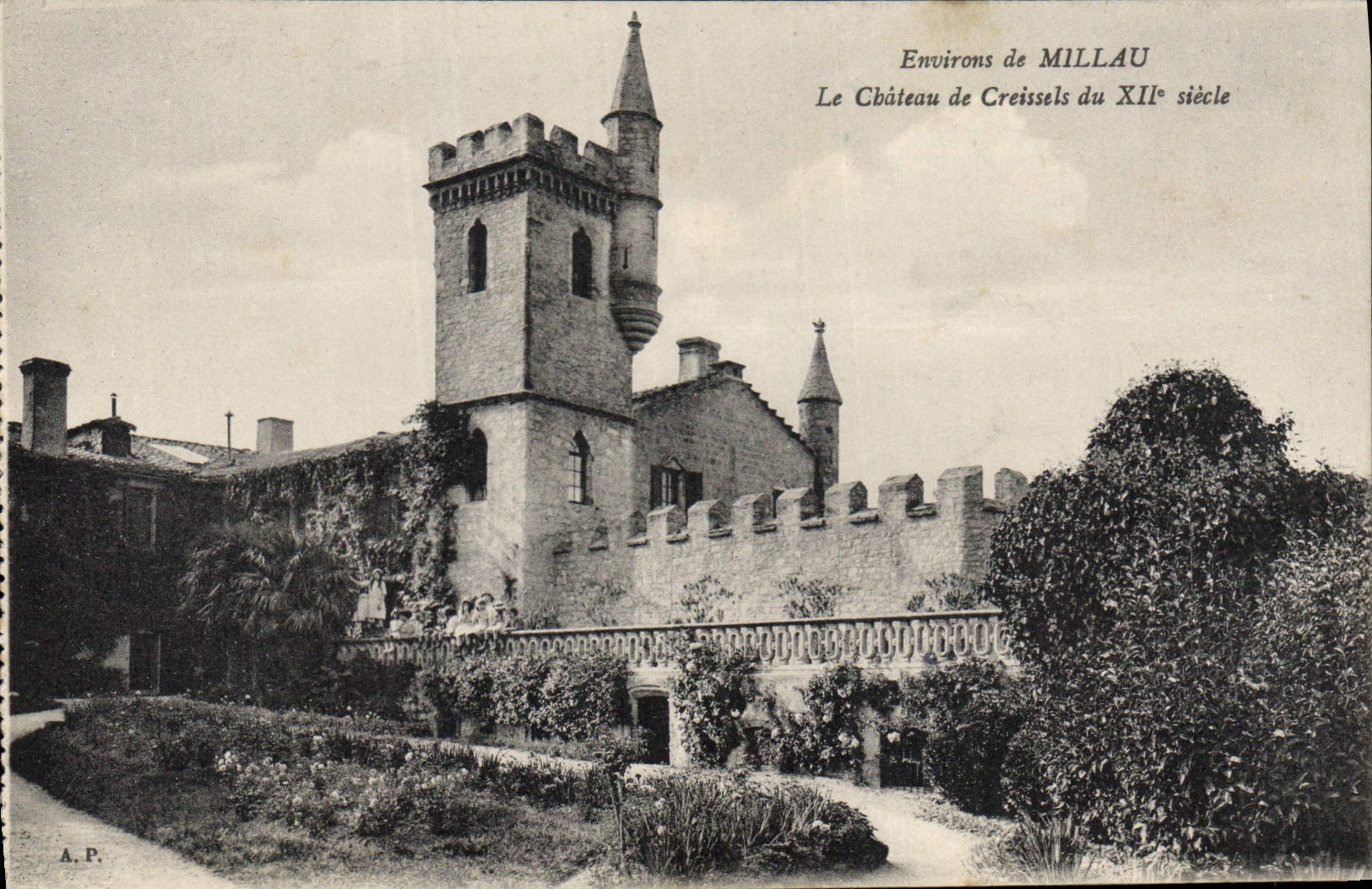 CPA Chateau de Creissels Environs de Millau 