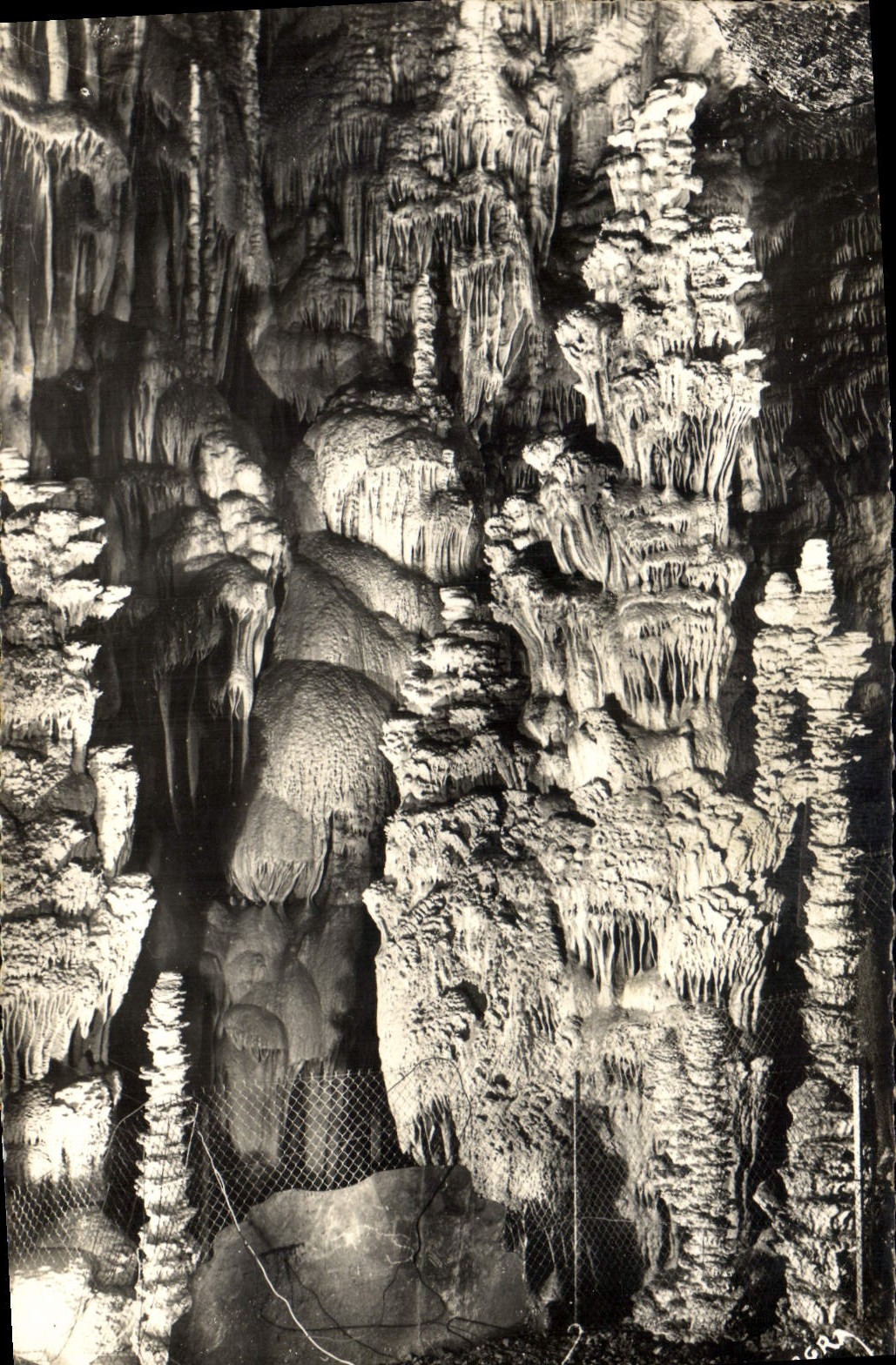 CPA Grotte Grottes Aven Armand Au bord du gouffre