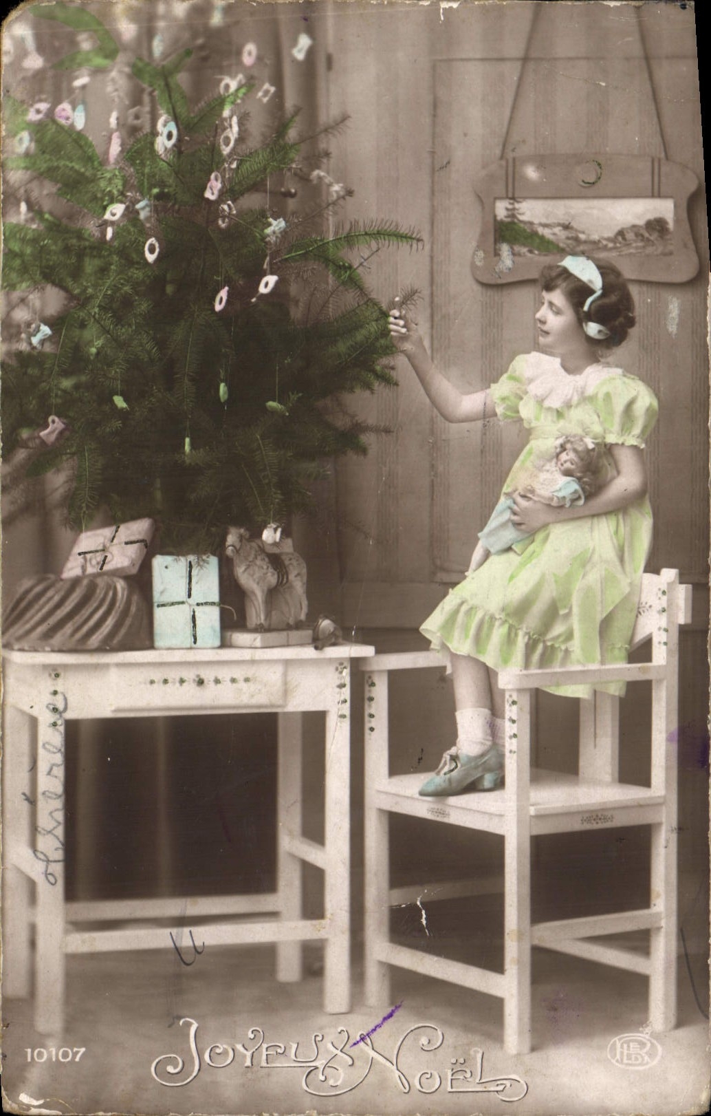 Vintage Postcard Fantasy Child St Nicolas