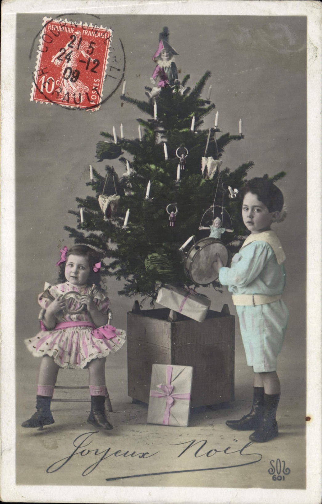CPA Fantaisie Noel Enfants