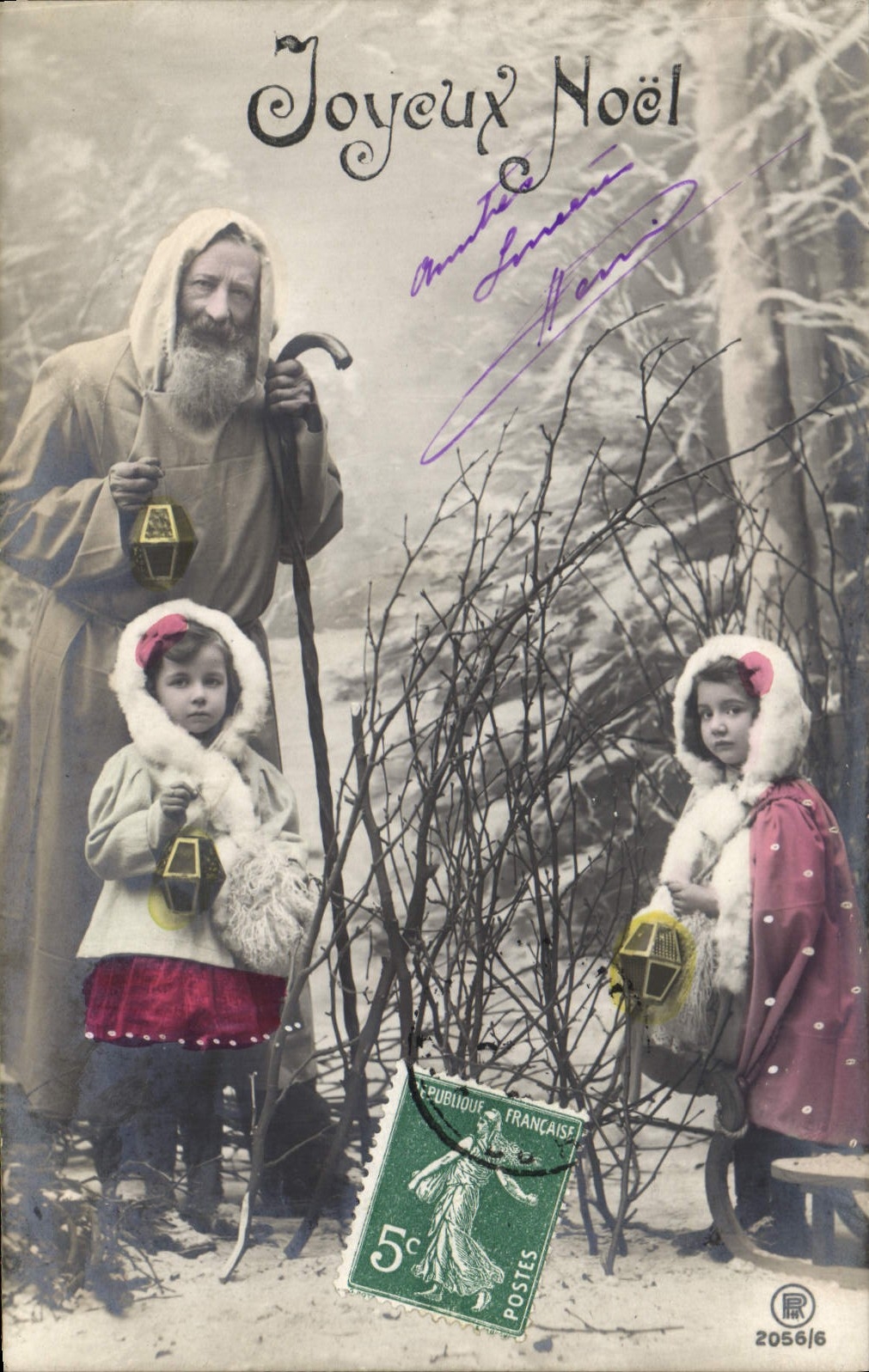 CPA Fantaisie Pere Noel