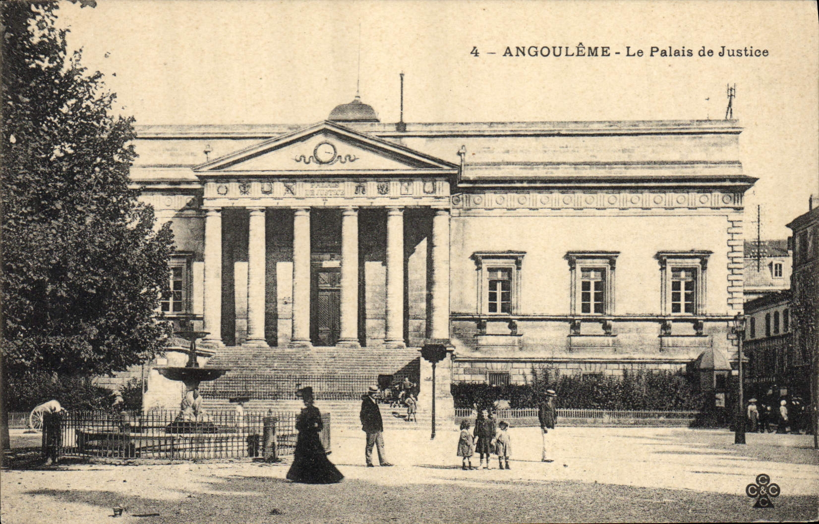CPA Palais de Justice Angouleme