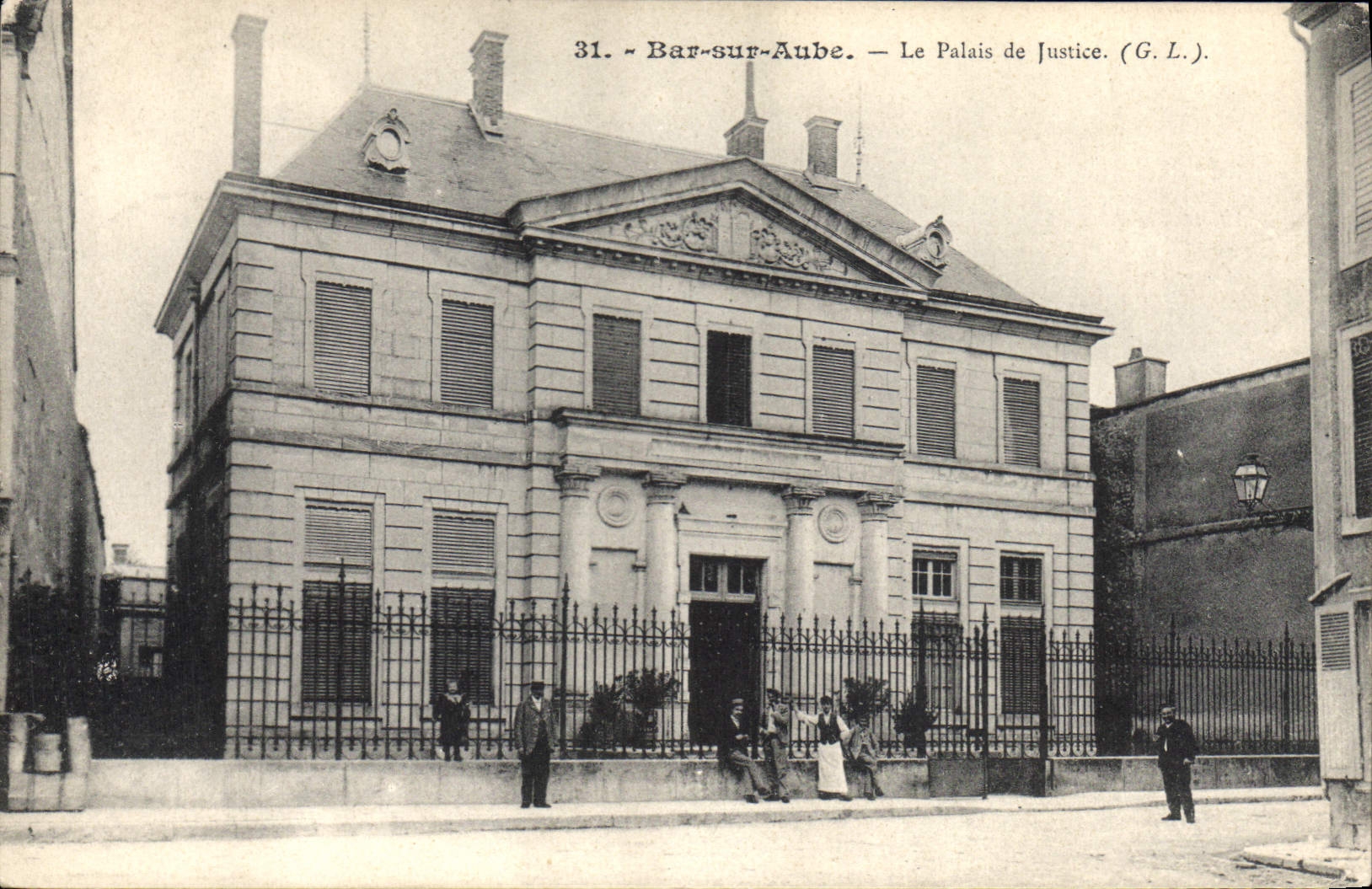 CPA Palais de Justice Bar sur Aube