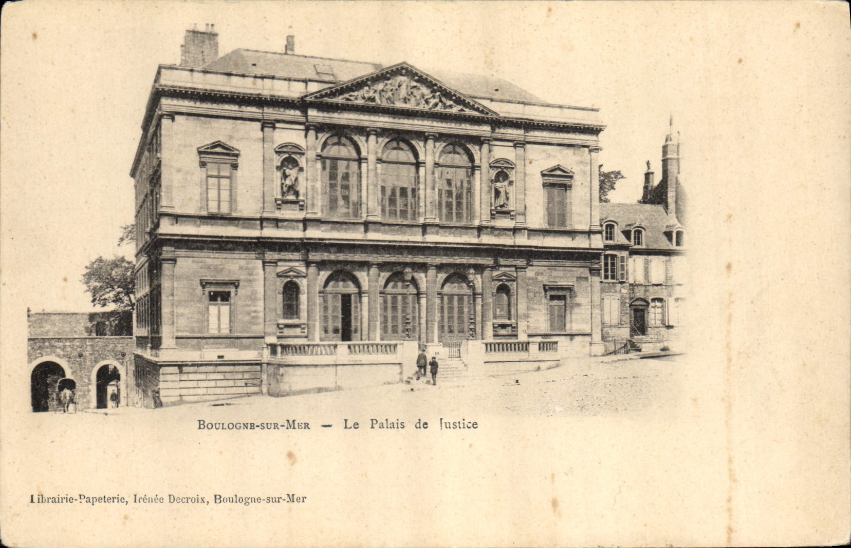 CPA Palais de Justice Boulogne sur Mer